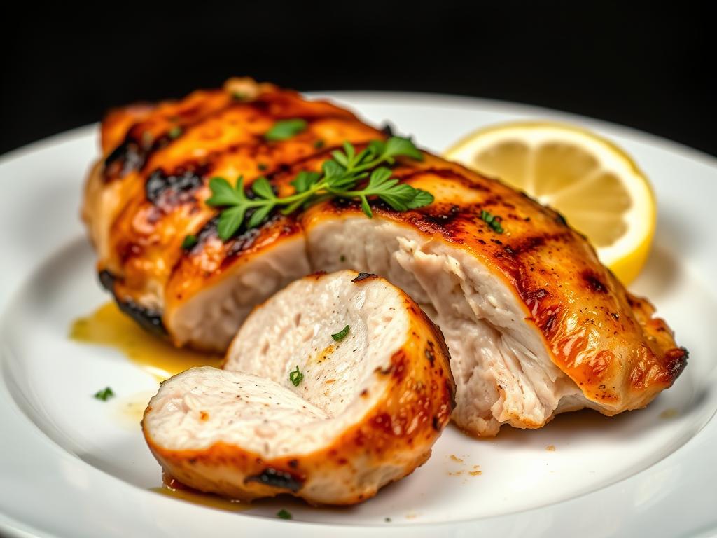 Pan-seared chicken breast with herbs for recipes tutorial